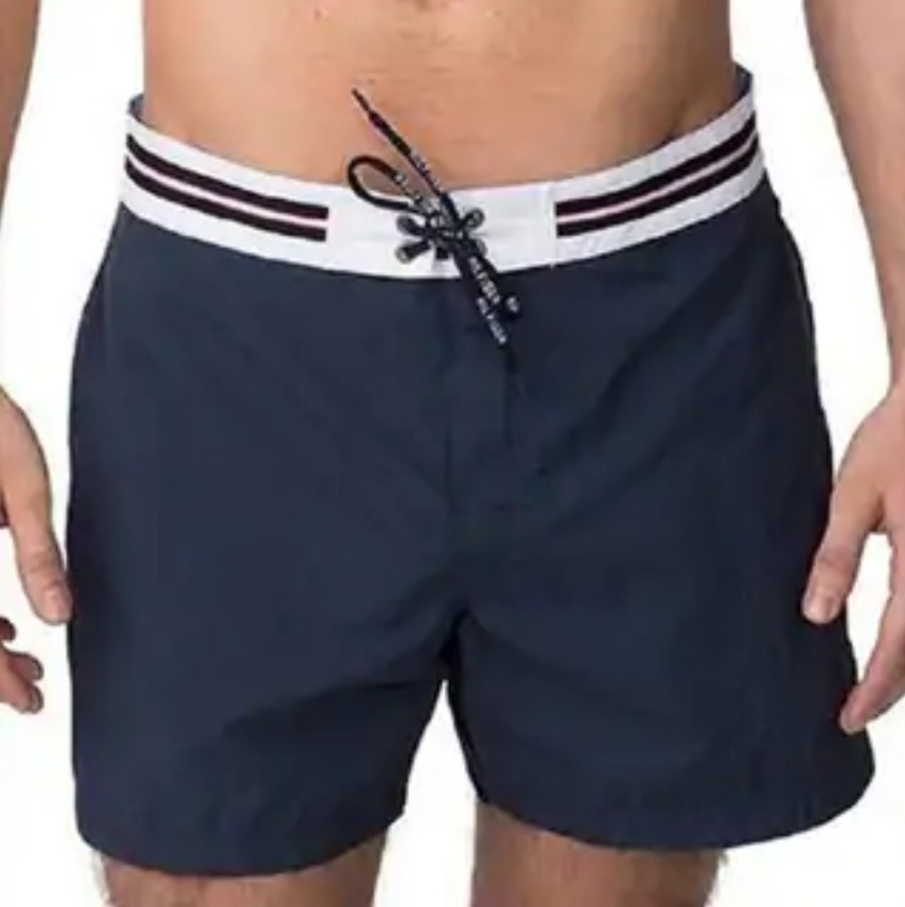 Men's Solid Swim Shorts Junior Size Small